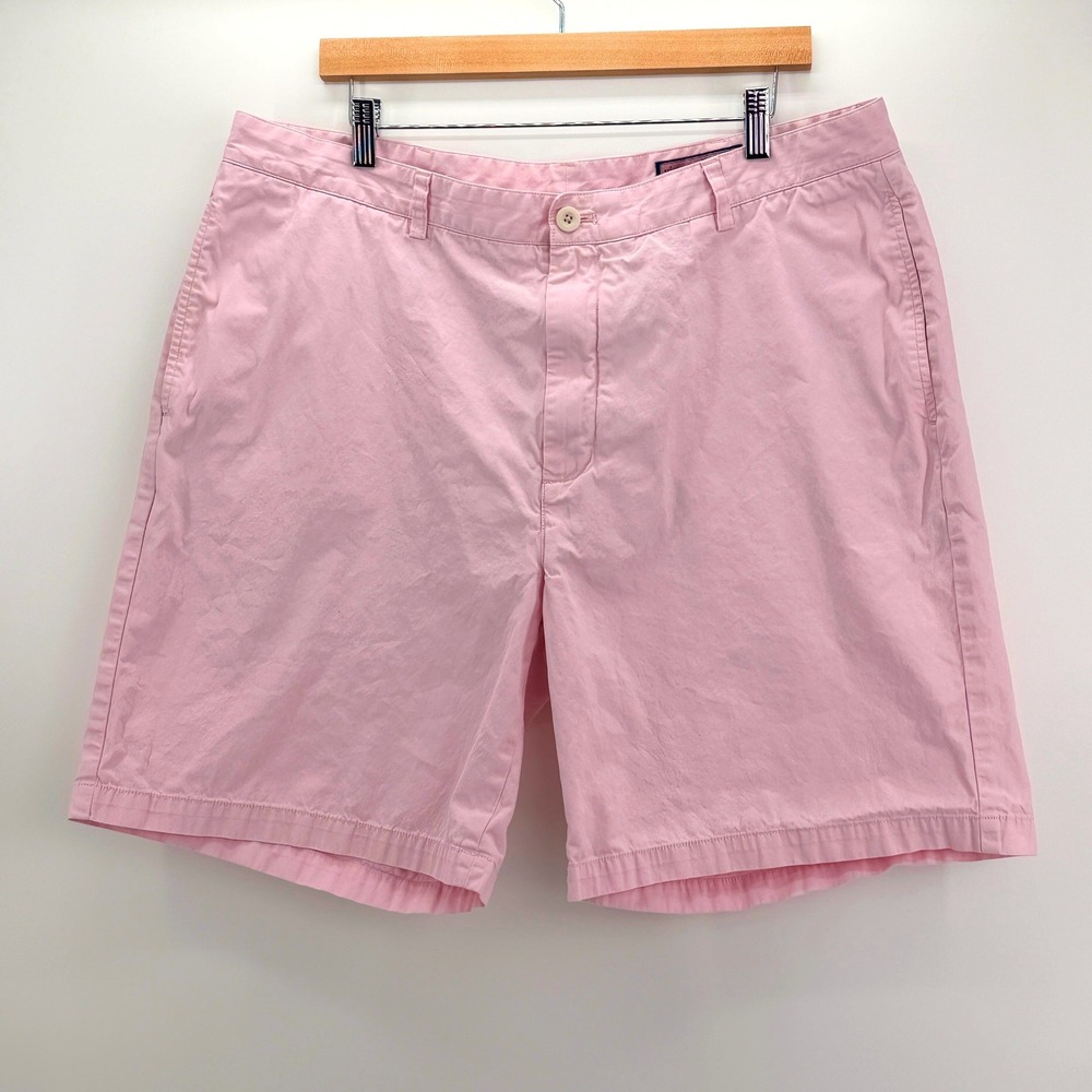 Vineyard Vines Chino Shorts Mens 40 Pink Preppy Coastal Cotton Resort Wear